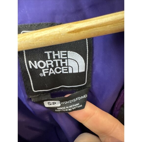 TNF  North Face Woman S Purple Down Quilted Jacket Coat - Picture 4 of 6